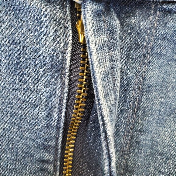 Old Navy Jeans Women’s 6 Short Blue Wow Straight High-Rise Stretch Denim - Picture 9 of 11